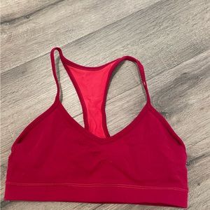Dark pink lululemon sports bra, size small